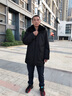 啄木鸟中老年人羽绒服男装爸爸加厚中长款脱卸内胆大码宽松外套冬季衣服 卡其色 L(建议110-130斤) 实拍图