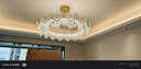 雷士（NVC）欧美现代轻奢水晶智能珍露客厅吊灯餐厅吊灯卧室灯具灯饰全屋套餐 100瓦+风扇灯套餐【三室两厅】 实拍图