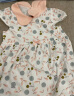 JELLYBABY【娃娃领碎花裙子】2024年夏季新款儿童女童短袖连衣裙 米白 90 晒单实拍图