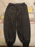 苏洛寻夏季女薄款大款休闲宽松裤九分灯笼裤萝卜裤哈伦裤学生冰丝防蚊裤 圆点 大款 120-160斤 实拍图