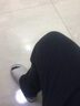 红豆休闲裤男【毛呢弹力】呢子磨毛直筒弹力商务休闲九分裤子 黑色 35 实拍图