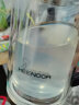 希诺（HEENOOR）玻璃杯双层便携家用茶杯子带手柄过滤网商务办公水杯XN-9321 435ml 实拍图