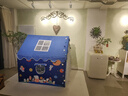 哎呦宝贝儿童帐篷室内游戏屋家用宝宝玩具屋公主房小房子男孩子生日礼物 【实木款】太空小屋+线球灯（无垫子） 实拍图