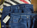 飞艘渡 春夏薄款牛仔裤男宽松男士弹力直筒裤男加肥大码宽腿高腰裤子薄 浅蓝色 1852-1 40码=腰围3尺3 实拍图