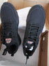 安踏运动鞋女鞋秋冬新款防水皮面跑步鞋休闲鞋百搭轻便软底减震小白鞋 【皮面防泼水】黑-9 38.5 (240mm) 实拍图