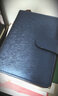 法拉蒙（faramon）a5搭扣笔记本皮质加厚办公记事本192页笔记本子日记本可定制logo U型扣-棕色 实拍图