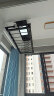 志高（CHIGO） 智能电动晾衣架升降晾衣机阳台智能遥控家用带烘干LED照明晒衣架 黑色+照明横杆语音杀菌风干 实拍图