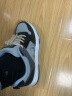 森馬（senma）个性时尚简约板鞋系带厚底情侣休闲鞋男113111906 黑灰色 40码 实拍图