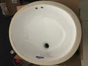 美标台下盆嵌入式家用陶瓷卫生间台盆洗脸盆洗手盆不含龙头和下水 0470台下盆 实拍图