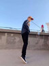 JACKTOMSLEE修身牛仔裤男士韩版小脚裤弹力潮男紧身裤铅笔裤新款纯黑色窄脚裤 9005纯黑九分 29(2尺2) 实拍图