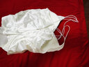 金三塔抹胸桑蚕丝蕾丝花边短款吊带抹胸 裹胸NSF5A401 白色8100 M 实拍图