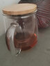 忆壶茶 玻璃茶杯茶具喝水杯子茶道杯 绿茶杯红茶带过滤竹木盖泡茶杯 【保温套装】竹盖杯+保温座 实拍图