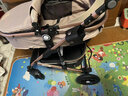 逗逗熊婴儿推车高景观童车宝宝可坐可平躺双向避震折叠BB轻便手推车  旗舰香槟金+坐躺+单手收+遮阳蚊帘+后轮高配+餐盘 实拍图