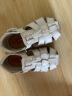 卡特兔儿童凉鞋夏季女宝宝公主鞋男婴童包头软底学步鞋 xz36白色16.5cm 实拍图