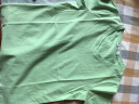 艾路丝婷夏装新款T恤女短袖上衣韩版修身体恤TX3560 V领豆沙绿 L 实拍图