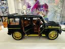 1:24奔驰大G合金模型车1:32 G63越野车模型摆件男孩生日七夕礼物 大号AMG G63 亮光黑盒装 实拍图