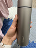 格亚（GEYA）纯钛保温杯抗菌纯钛杯 商务保温茶杯保温水杯子定制送礼盒装 钛本色450ml【高档礼盒】 实拍图