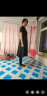 Calvin Klein Jeans夏季女士时尚印花系带收腰纯棉POLO翻领连衣裙J219920 BEH-黑色 S 晒单实拍图