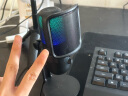 KO-STAR 游戏麦克风电脑usb话筒直播声卡降噪专业电容麦录音会议k歌台式笔记本手机唱歌收音设备 RGB升级款+监听孔+音量调节+收音切换（黑色） 晒单实拍图