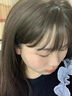 多菲尼森假发女长发自然全头套式仿真发空气刘海慵懒大波浪卷发整顶假发套 空气刘海大波浪 棕色系 长发 60cm 实拍图