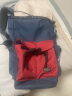 ACROSS双肩包男女背包大容量电脑包休闲旅行包时尚背包潮流学生情侣书包 灰红蓝 晒单实拍图