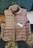雅鹿羽绒马甲女秋冬季新款轻薄时尚立领女士背心保暖坎肩内穿百搭女装 米白色 L (165) 实拍图