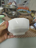 【亏本清仓】瓷碗饭碗一人一碗家用米饭碗随机花色一个盲盒发货 【高品质】纯白钻石碗4只碗 实拍图