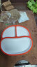 COOKSS宝宝餐盘儿童辅食分格盘婴儿吸盘式硅胶碗一体式吃饭餐具防摔带盖 实拍图