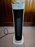 美的（Midea）取暖器 暖风机家用 恒温电暖器 电暖气片 电热烤火炉 立式无极调温节能省电摇头速热双档热风机 纯白 【立式入门 性价比优选 超级单品】机械式 实拍图