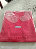 优贝祥女宝宝反穿衣灯芯绒秋冬幼儿园大码罩衣婴儿吃饭衣防水有加长款 大红色葵花 130码【身高120左右】 实拍图