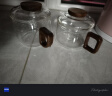 全度高硼硅耐高温办公杯烟灰色经典简约带过滤茶水分离玻璃杯迷你 悠然杯透明色款1个250ml 实拍图