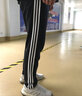 阿迪达斯男裤舒适透气运动裤跑步训练宽松卫裤三条纹长裤子 GK9222 XL 实拍图