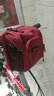 犀牛rhinowalk山地公路自行车包骑行车前包多功能防水单车包挂包折叠车车前包车头包 红色 实拍图