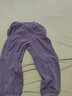 多妙屋女童裤子春秋装儿童运动裤大童卫裤秋冬款休闲裤10867香芋紫130 实拍图