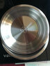 克洛迪雅 304不锈钢盘子加深加厚碟子装菜盘水果盘圆形盘托盘餐具饺子盘 14cm 304钢圆盘 单个 实拍图