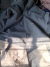 左斯客夹克男士外套韩棒球服机能风工装上衣服男初高中大学生连帽褂子外 蓝白色 3XL 实拍图