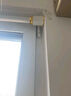 泉狮【碳钢】免打孔伸缩晾衣杆浴帘杆衣柜杆支架杆窗帘阳台衣柜支架杆 白色【2.1~3.0m墙距】 实拍图