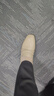 拔佳（Bata）一脚蹬女春季新款英伦百搭牛皮低跟舒适乐福单鞋休闲鞋42057CA4 灰色A 38 实拍图