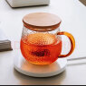 忆壶茶恒温杯垫保温底座加热水杯茶杯玻璃茶具办公室家用热牛奶神器套装 实拍图