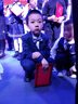 萝卜呗呗儿童西装男童礼服马甲套装男童西服儿童钢琴主持演出服中小花童礼服春秋冬燕尾服小孩西装正装表演服 西装五件套（外套，马甲，裤子，衬衫，领结）配口袋巾 120cm建议体重37-43斤 实拍图