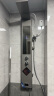 阿诗丹顿（USATON） 集成热水器花洒一体机 家用淋浴屏别墅酒店 即热式电热水器进水过滤智能变频恒温热水器 8500W 进水过滤-变频恒温-数码大屏-拉丝银 实拍图
