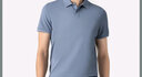 威可多（VICUTU）【everPolo二代】男士短袖商务T恤polo衫浅蓝175/96B 实拍图