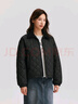 森马（Semir）棉服女灯芯绒翻领菱形格复古2024冬三防宽松轻薄棉衣109724112007 实拍图