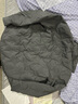 太平鸟男装衬衫式轻薄羽绒服冬宽松短款保暖外套 黑色1（宽松) M  实拍图