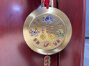 纳知轩黄铜山海镇风水摆件麒麟牌太极图八卦图室外室内挂件八卦镜凸镜 12cm全铜实心彩绘-挂件款【升级加厚加重】 实拍图