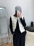 花田衣亩90%白鹅绒服马甲女2025新款秋冬季中式大衣内搭立领羽绒短款背心 白色 90%鹅绒马甲 M 推荐体重（100-115斤） 实拍图