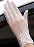 示牧防晒手套女夏天冰丝薄款触屏防滑蕾丝户外骑行开车 实拍图