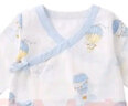 全棉时代纯棉新生婴儿连体衣服新款抗菌纱布宝宝春夏满月服和袍 寻梦热气球【四季款】 66cm （3-6个月） 实拍图