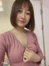 克沃兹孕妇秋衣单件月子服孕妇睡衣产后哺乳上衣孕妇装喂奶衣交叉开口保暖哺乳衣可放胸垫 粉色 L码(适合100-120斤) 实拍图