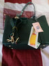 憧憬主义（VSOXS）单肩包女新款情人节托特包手提妈妈包女士通勤OL七夕时尚百搭包包 墨绿色 实拍图
